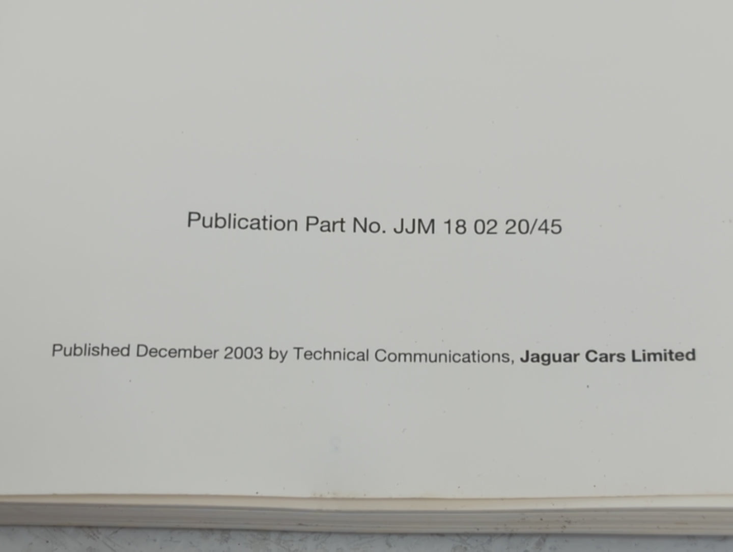 2003 Jaguar X-Type Owners Manual Book Guide P/N:JJM 18 02 20 OEM Used Auto Parts - Oemusedautoparts1.com