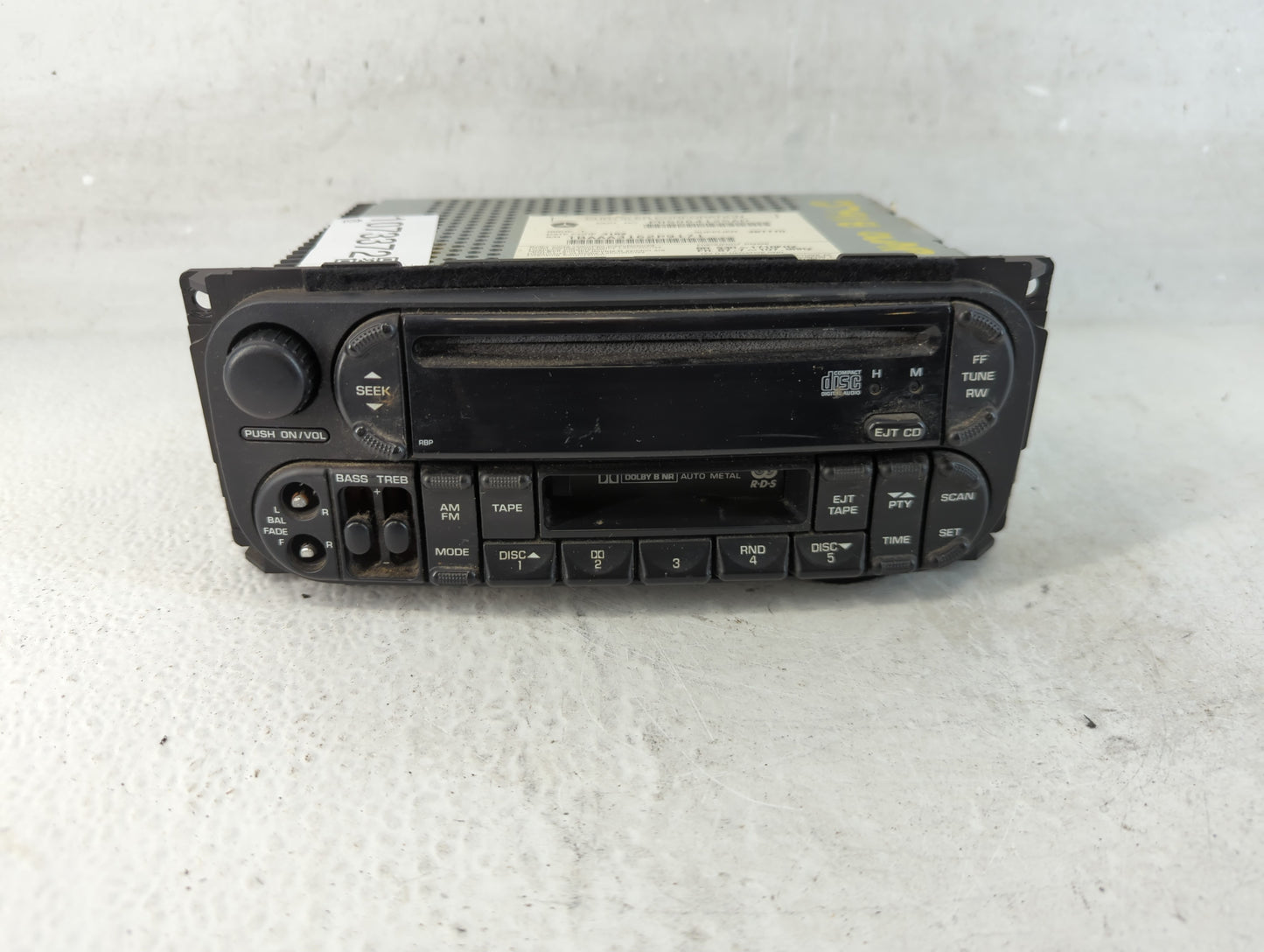 2002-2004 Jeep Grand Cherokee Radio AM FM Cd Player Receiver Replacement P/N:P05064125AD Fits Fits 2002 2003 2004 2005 2006 