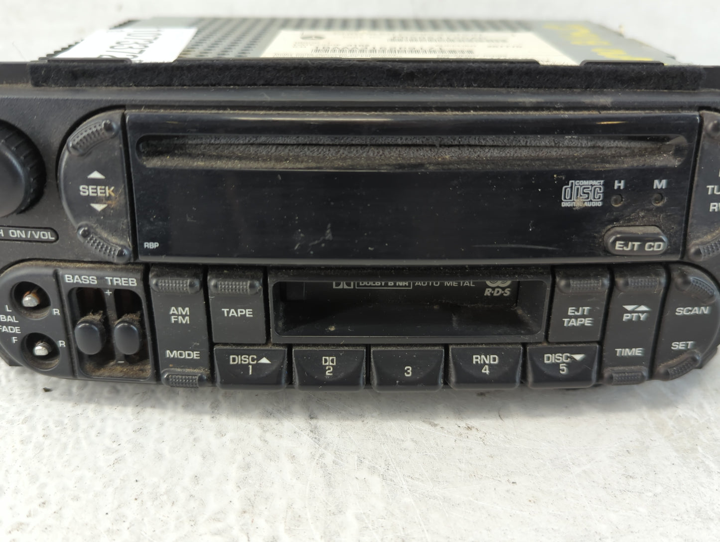 2002-2004 Jeep Grand Cherokee Radio AM FM Cd Player Receiver Replacement P/N:P05064125AD Fits Fits 2002 2003 2004 2005 2006 