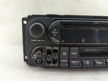 2002-2004 Jeep Grand Cherokee Radio AM FM Cd Player Receiver Replacement P/N:P05064125AC Fits Fits 2002 2003 2004 2005 2006 2007 OEM Used Auto Parts