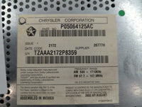 2002-2004 Jeep Grand Cherokee Radio AM FM Cd Player Receiver Replacement P/N:P05064125AC Fits Fits 2002 2003 2004 2005 2006 