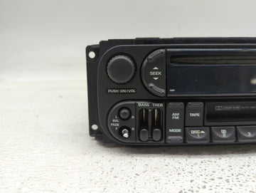 2002-2004 Jeep Grand Cherokee Radio AM FM Cd Player Receiver Replacement P/N:P05064125AD Fits Fits 2002 2003 2004 2005 2006 2007 OEM Used Auto Parts
