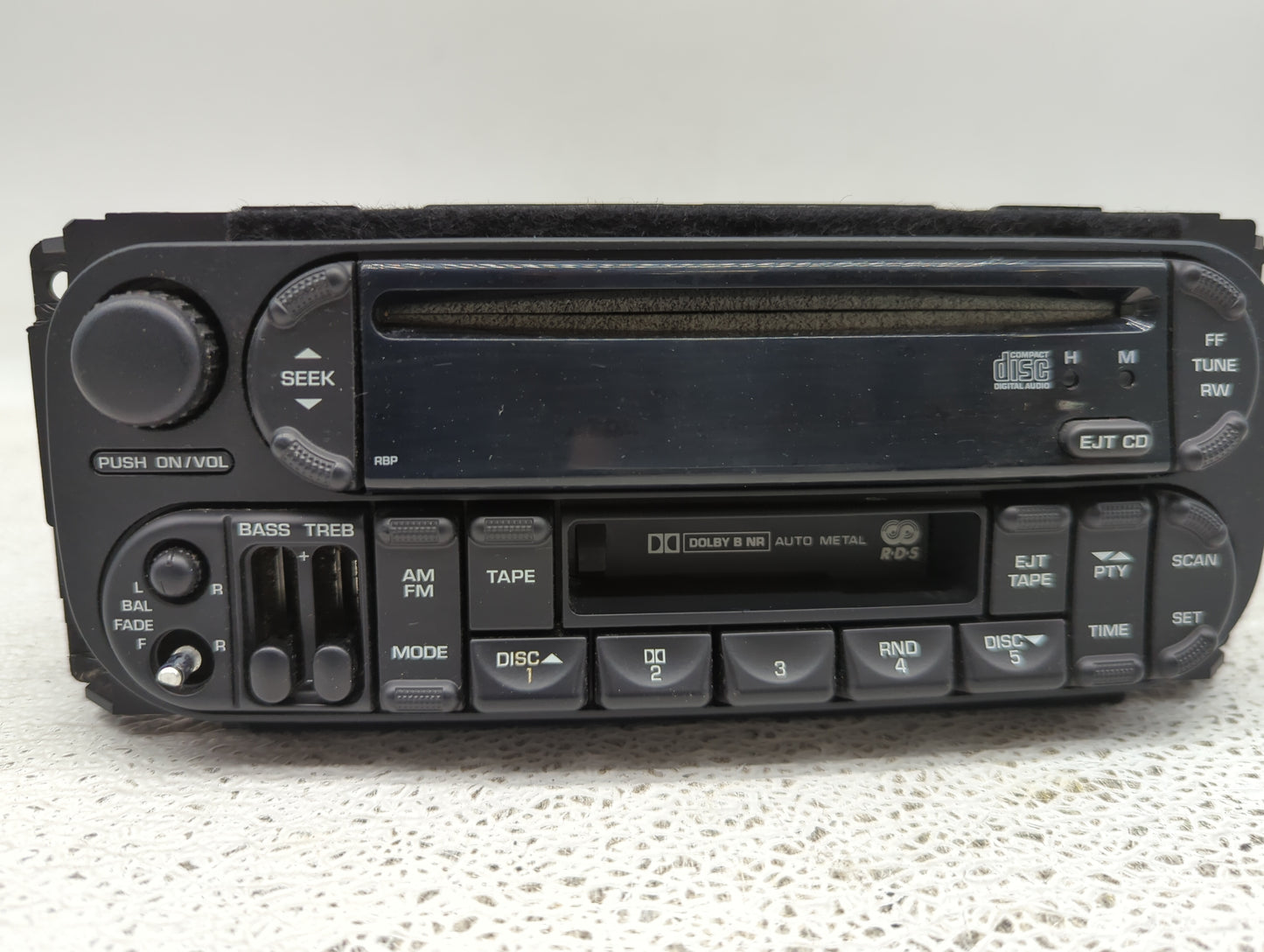 2002-2004 Jeep Grand Cherokee Radio AM FM Cd Player Receiver Replacement P/N:P05064125AD Fits Fits 2002 2003 2004 2005 2006 