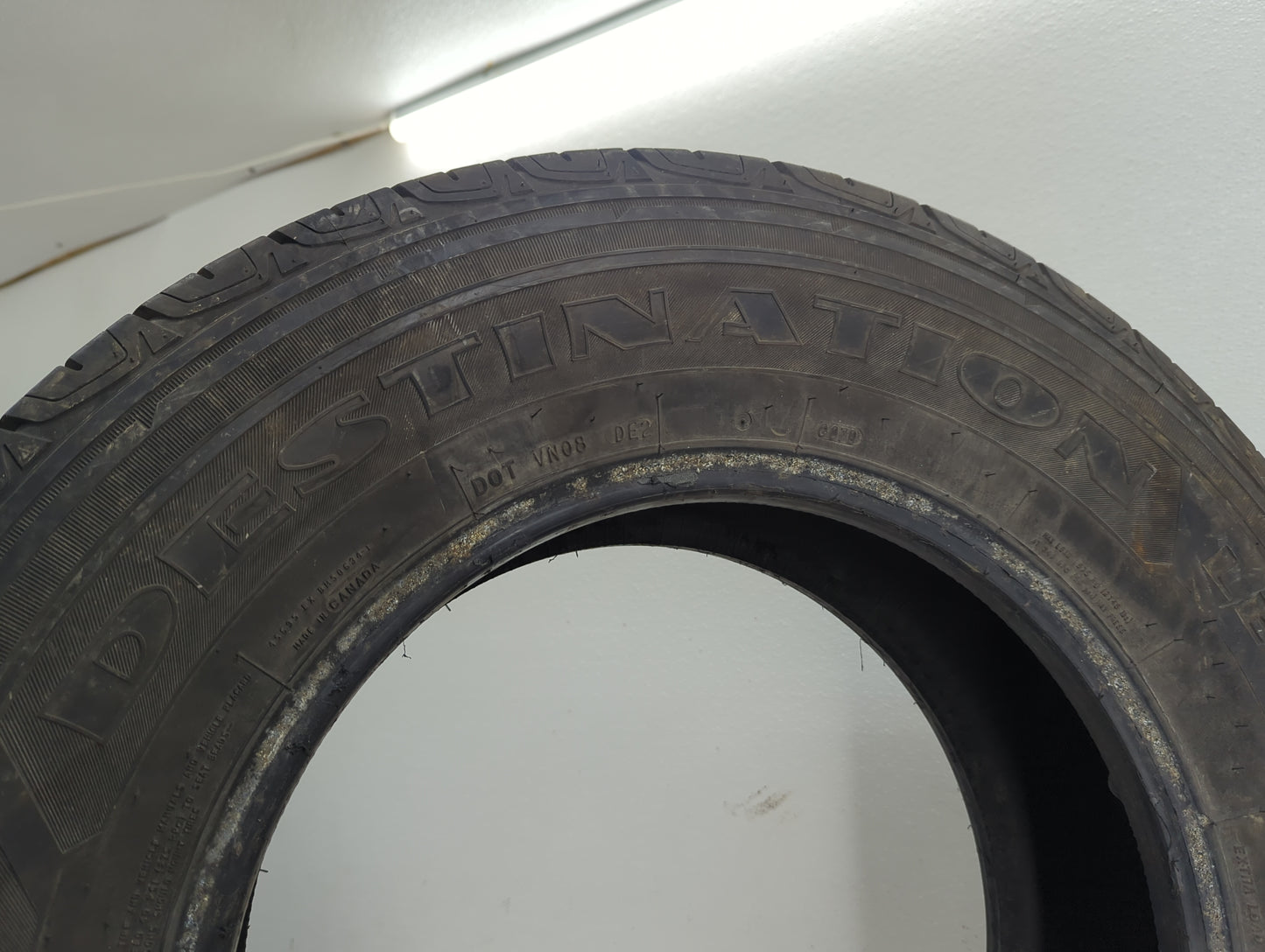 Used Tire 235/70R16 FIRESTONE DESTINATION LE 107T - Tread Depth 11/32 - Oemusedautoparts1.com