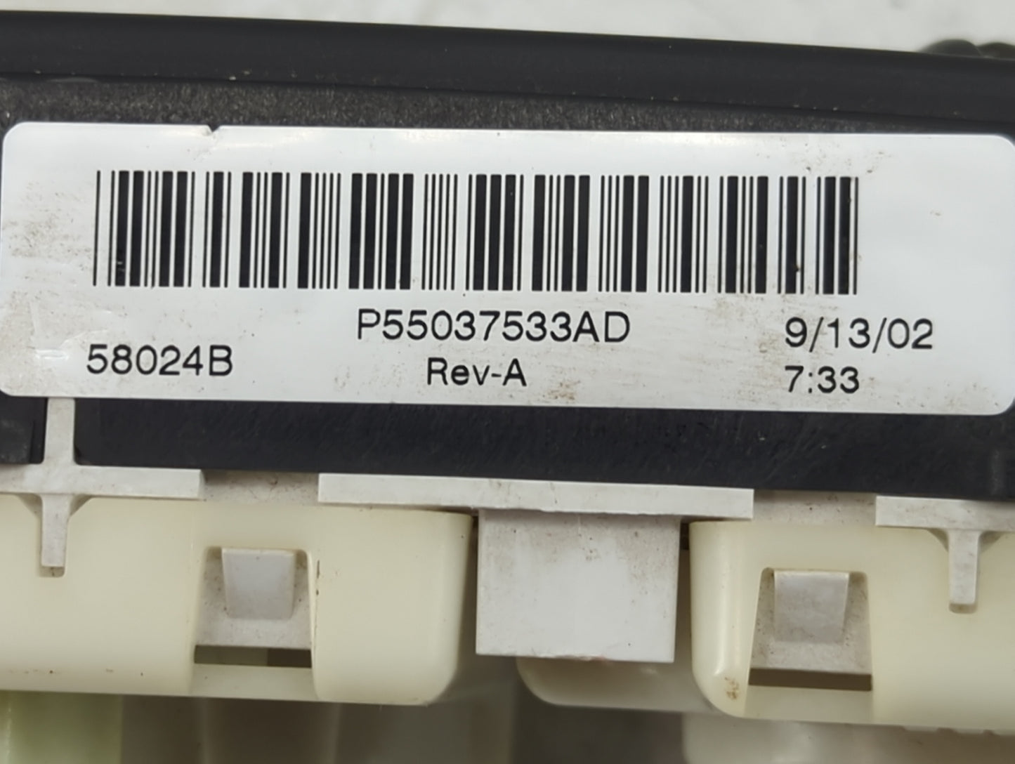 2002-2003 Jeep Liberty Climate Control Module Temperature AC/Heater Replacement P/N:55037533AD Fits Fits 2002 2003 OEM Used 