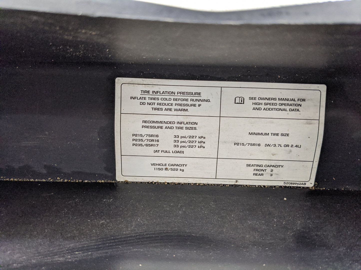 2003 Jeep Liberty Passenger Glove Box Door Storage Compartment - Oemusedautoparts1.com