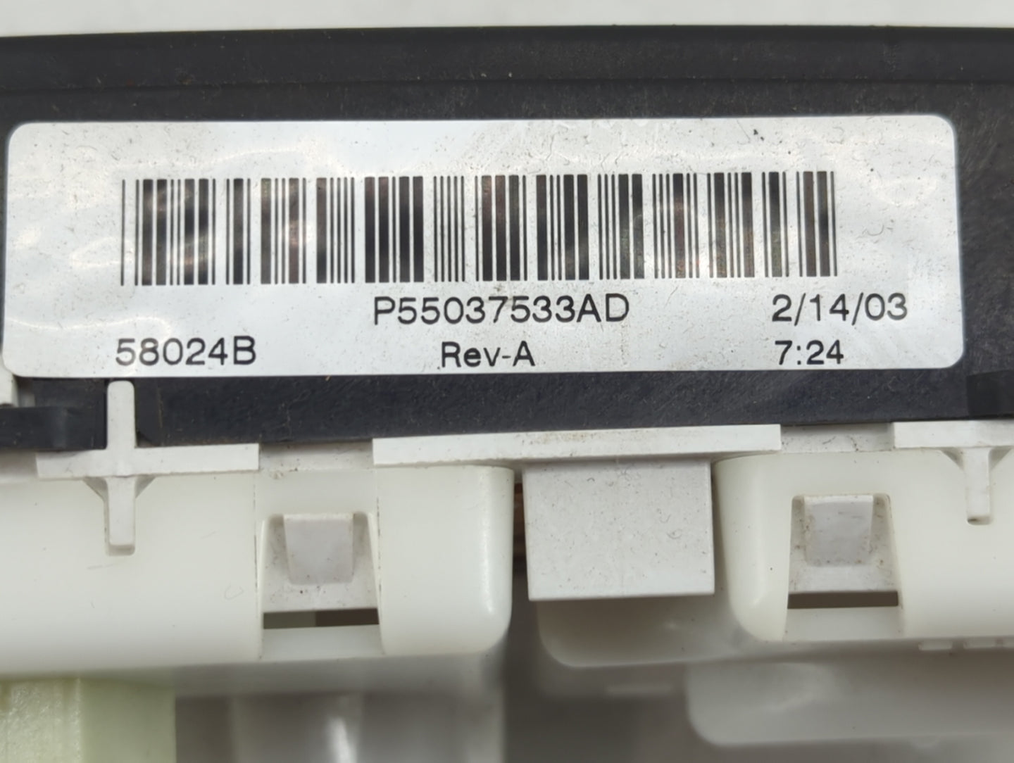 2002-2003 Jeep Liberty Climate Control Module Temperature AC/Heater Replacement P/N:P55037533AD Fits Fits 2002 2003 OEM Used