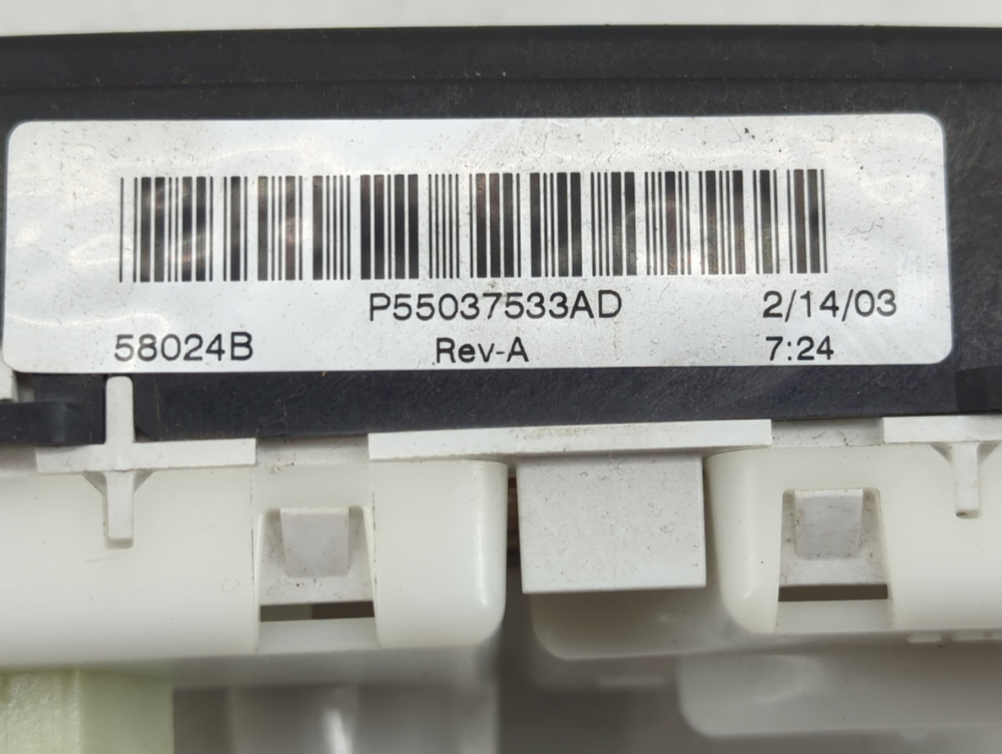 2002-2003 Jeep Liberty Climate Control Module Temperature AC/Heater Replacement P/N:P55037533AD Fits Fits 2002 2003 OEM Used