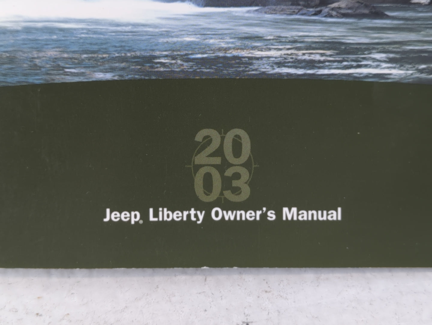 2003 Jeep Liberty Owners Manual Book Guide P/N:81-326-0341 OEM Used Auto Parts - Oemusedautoparts1.com
