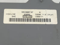 2003-2003 Jeep Liberty Body Control Module Bcm Inner Cabin Fuse Box - Oemusedautoparts1.com
