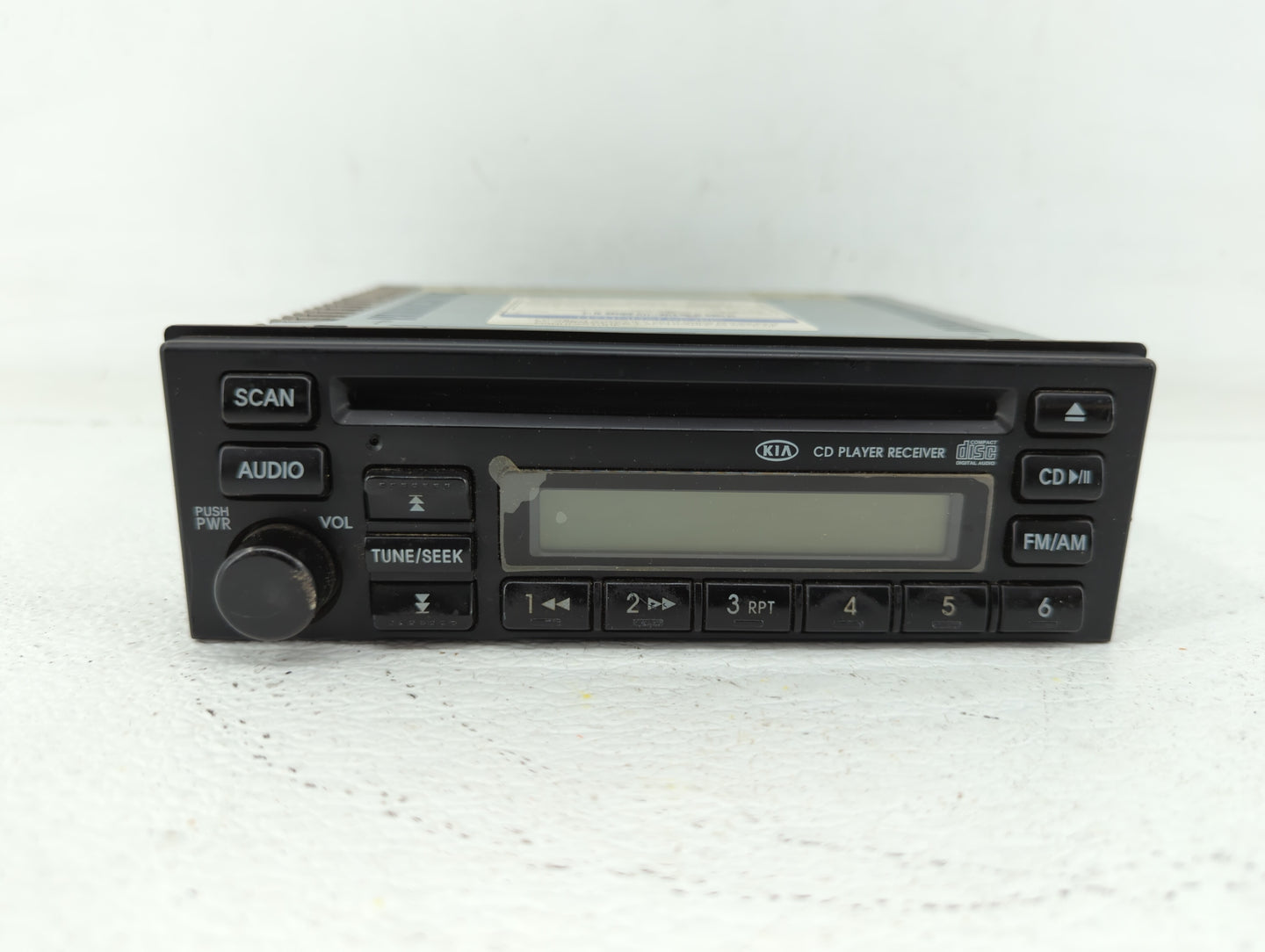 2003-2005 Kia Rio Radio AM FM Cd Player Receiver Replacement P/N:96160FD110 A02018A, 96160FD111 Fits Fits 2003 2004 2005 OEM