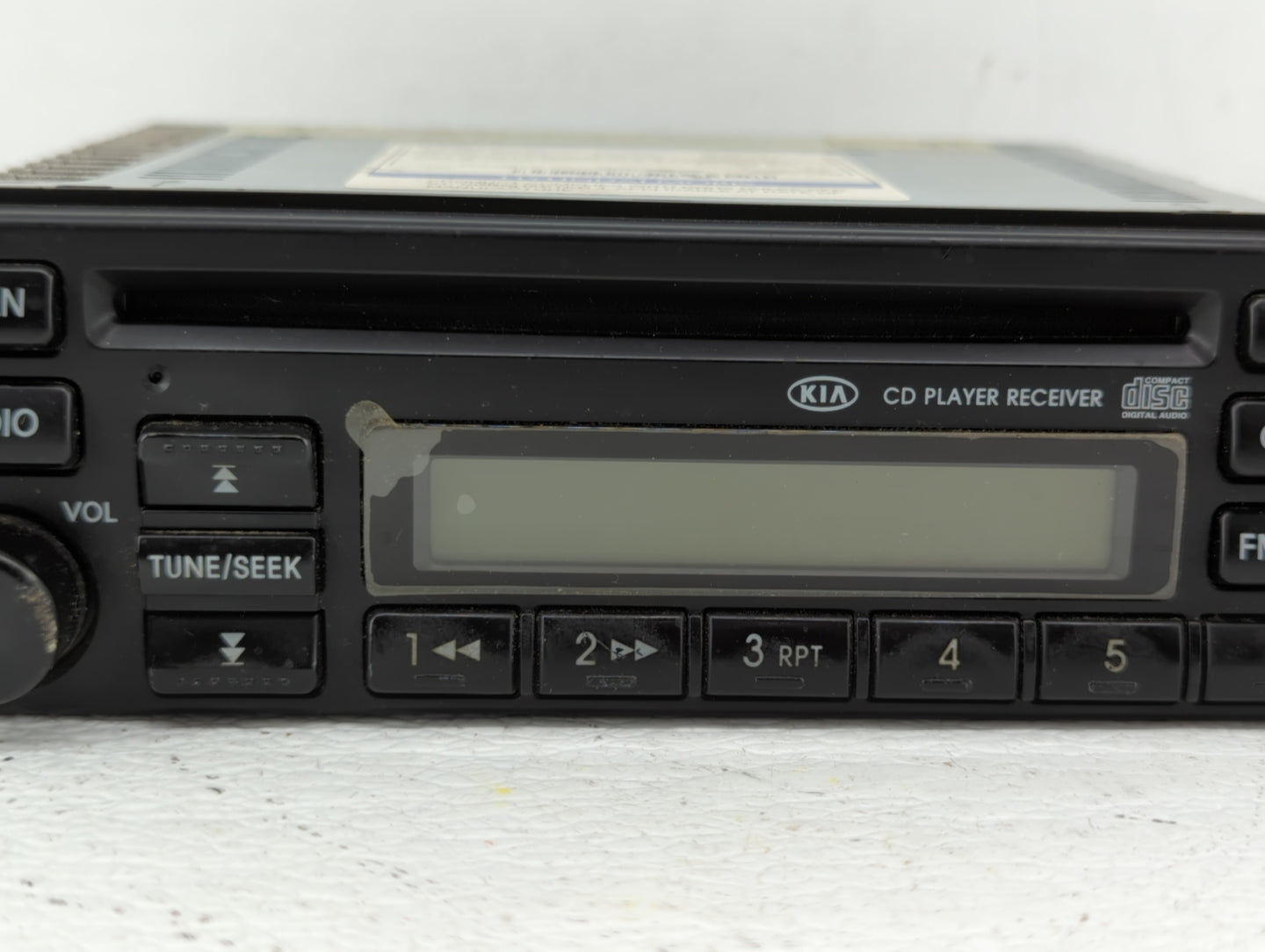 2003-2005 Kia Rio Radio AM FM Cd Player Receiver Replacement P/N:96160FD110 A02018A, 96160FD111 Fits Fits 2003 2004 2005 OEM