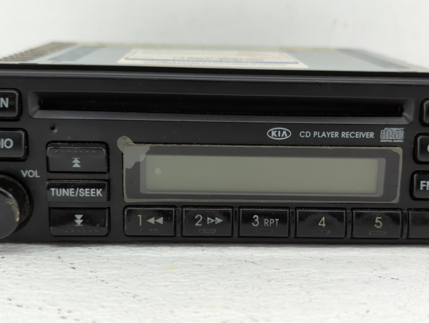 2003-2005 Kia Rio Radio AM FM Cd Player Receiver Replacement P/N:96160FD110 A02018A, 96160FD111 Fits Fits 2003 2004 2005 OEM