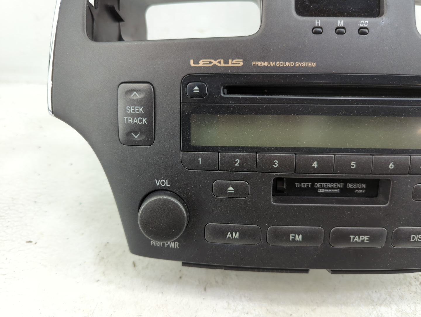 2002-2003 Lexus Es300 Radio AM FM Cd Player Receiver Replacement P/N:86120-33500 86230-33020 Fits Fits 2002 2003 2004 2005 2