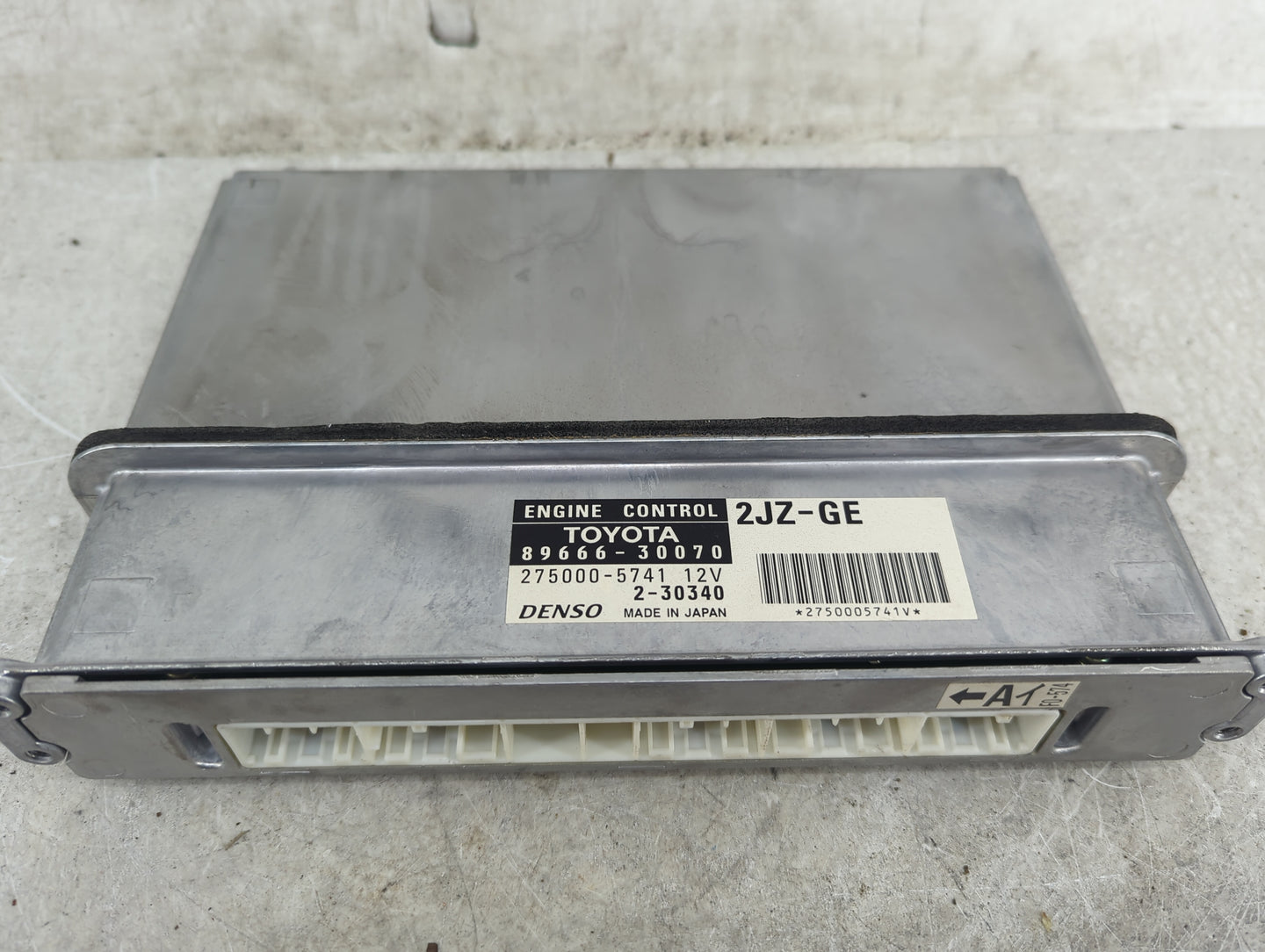 2003 Lexus Gs300 PCM Engine Control Computer ECU ECM PCU OEM P/N:89666-30070 275000-5741 Fits OEM Used Auto Parts - Oemuseda