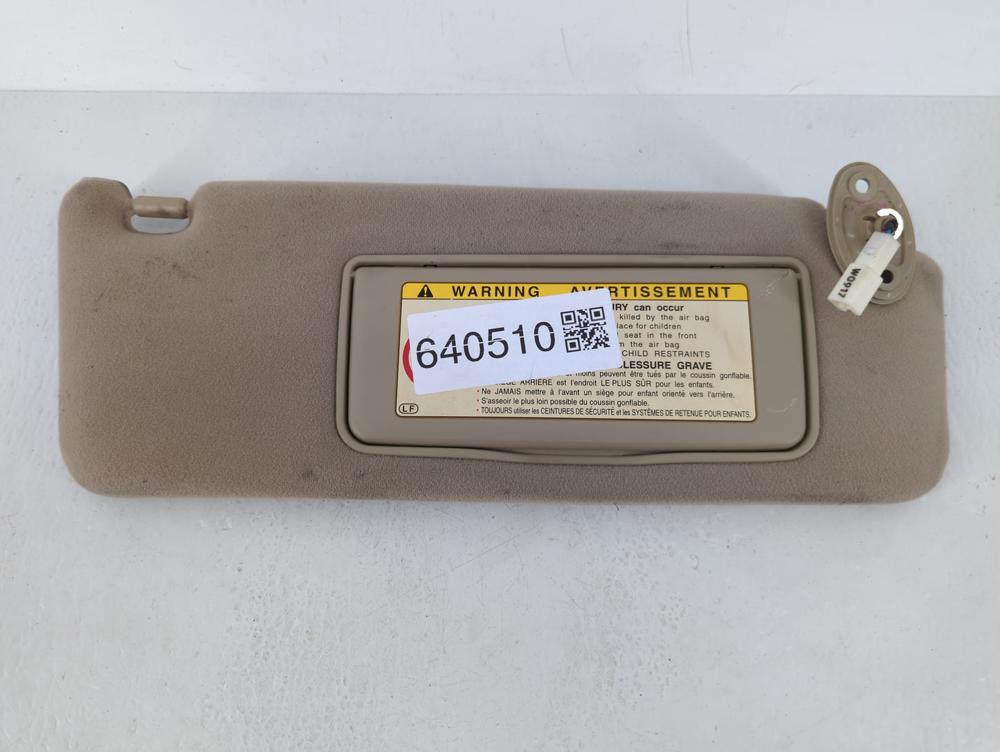2001-2006 Lexus Gs300 Sun Visor Shade Replacement Passenger Right Mirror Fits Fits 2001 2002 2003 2004 2005 2006 OEM Used Au