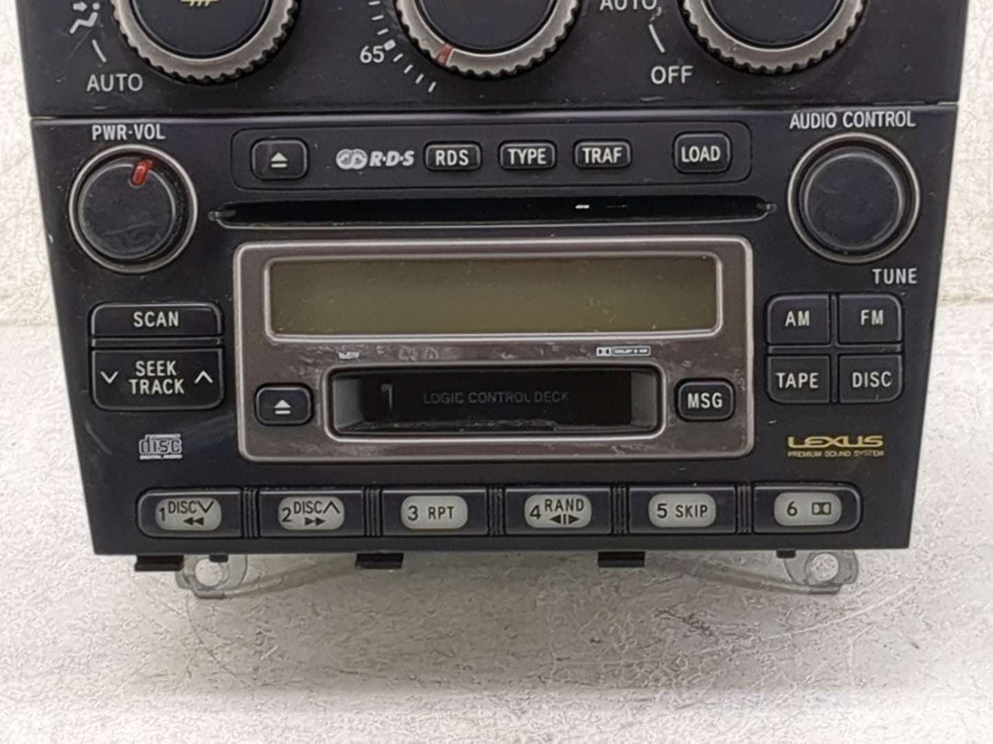 2001-2003 Lexus Is300 Radio AM FM Cd Player Receiver Replacement P/N:86120-53060 122000 Fits Fits 2001 2002 2003 OEM Used Au
