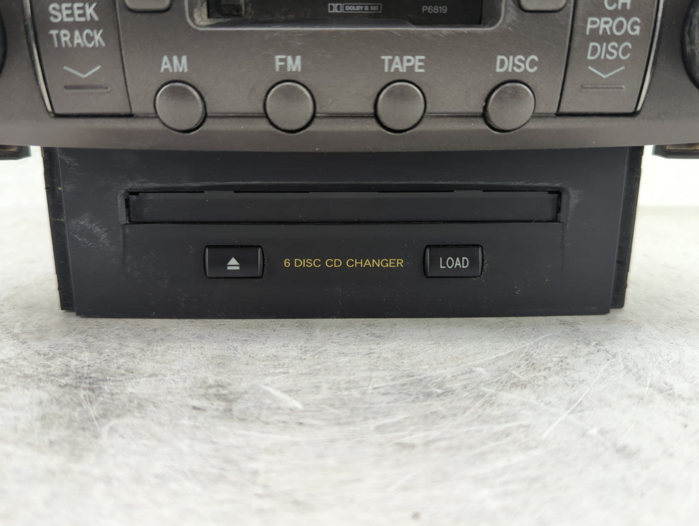2001-2004 Lexus Ls430 Radio AM FM Cd Player Receiver Replacement P/N:86120-50590 Fits Fits 2001 2002 2003 2004 OEM Used Auto