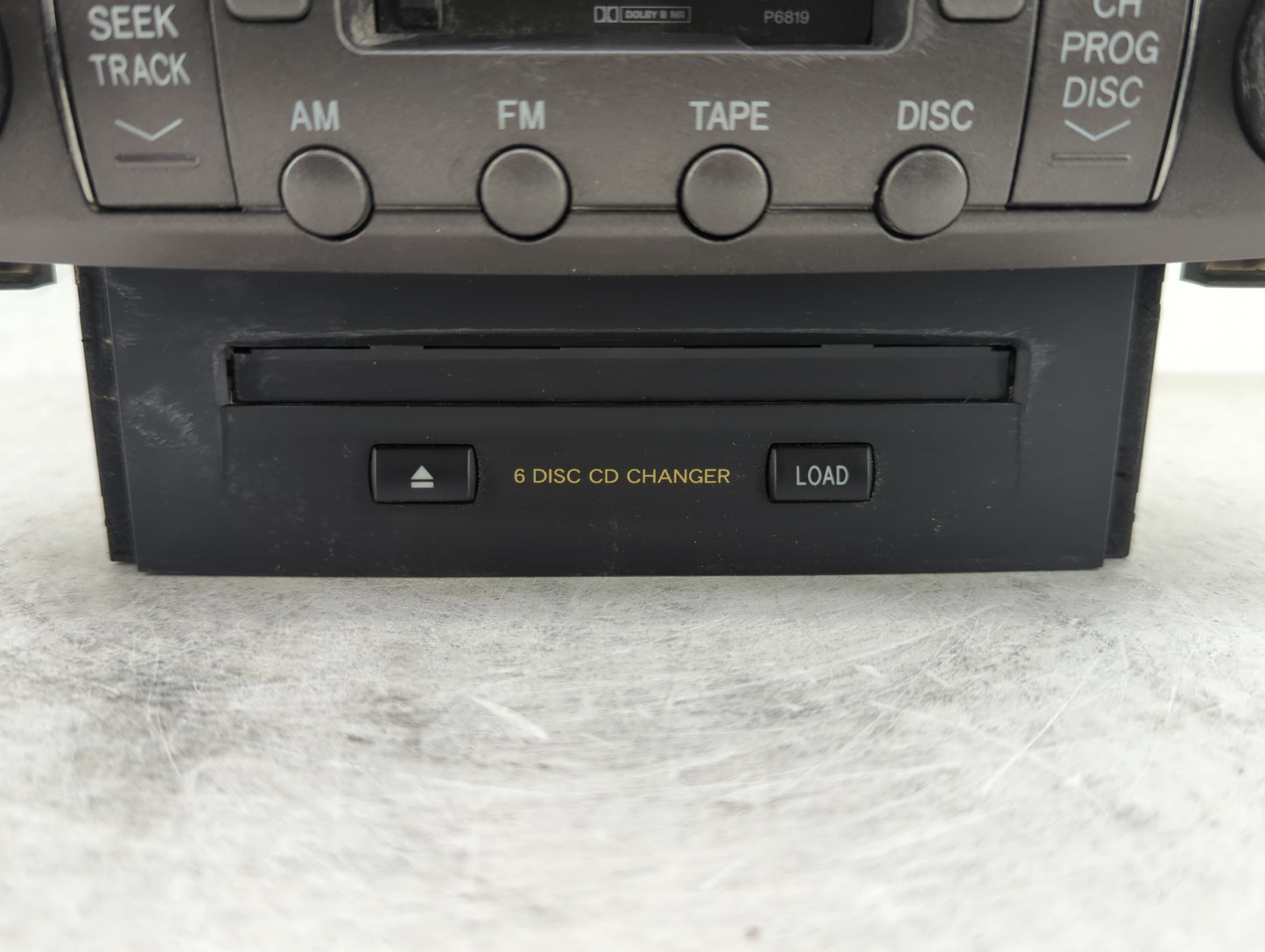 2001-2004 Lexus Ls430 Radio AM FM Cd Player Receiver Replacement P/N:86120-50590 Fits Fits 2001 2002 2003 2004 OEM Used Auto
