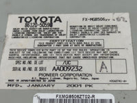 2001-2004 Lexus Ls430 Radio AM FM Cd Player Receiver Replacement P/N:86120-50590 Fits Fits 2001 2002 2003 2004 OEM Used Auto