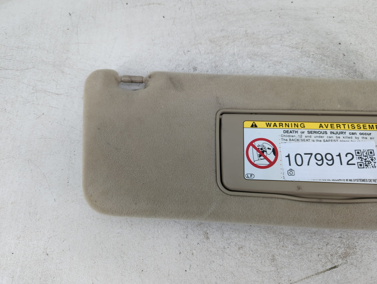 2003 Lexus Rx300 Sun Visor Shade Replacement Passenger Right Mirror Fits OEM Used Auto Parts - Oemusedautoparts1.com