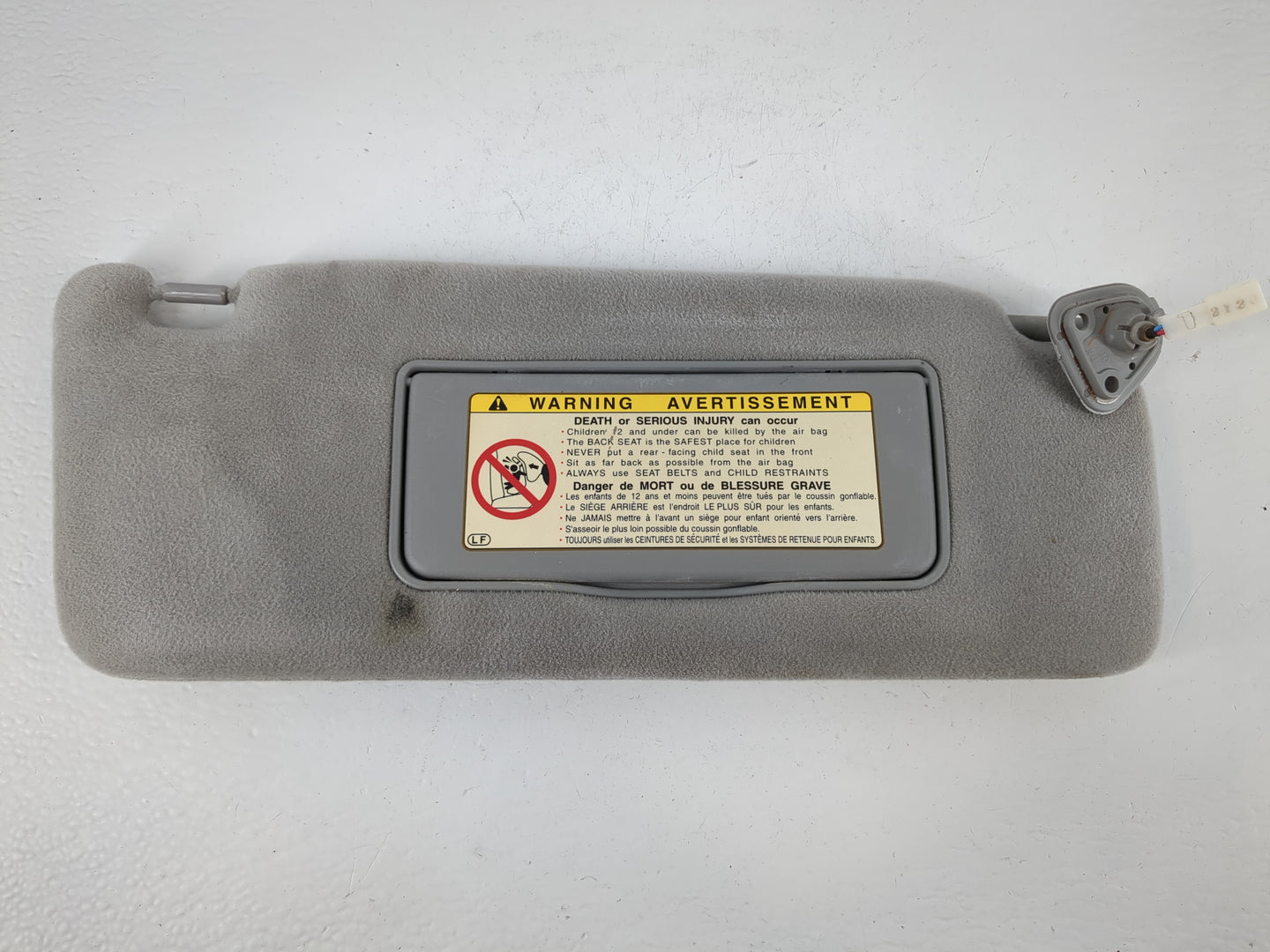 2003 Lexus Rx300 Sun Visor Shade Replacement Passenger Right Mirror Fits OEM Used Auto Parts - Oemusedautoparts1.com