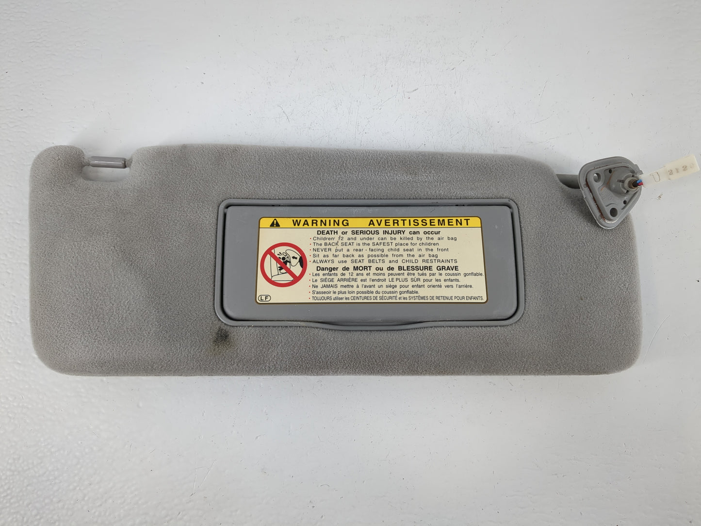 2003 Lexus Rx300 Sun Visor Shade Replacement Passenger Right Mirror Fits OEM Used Auto Parts - Oemusedautoparts1.com