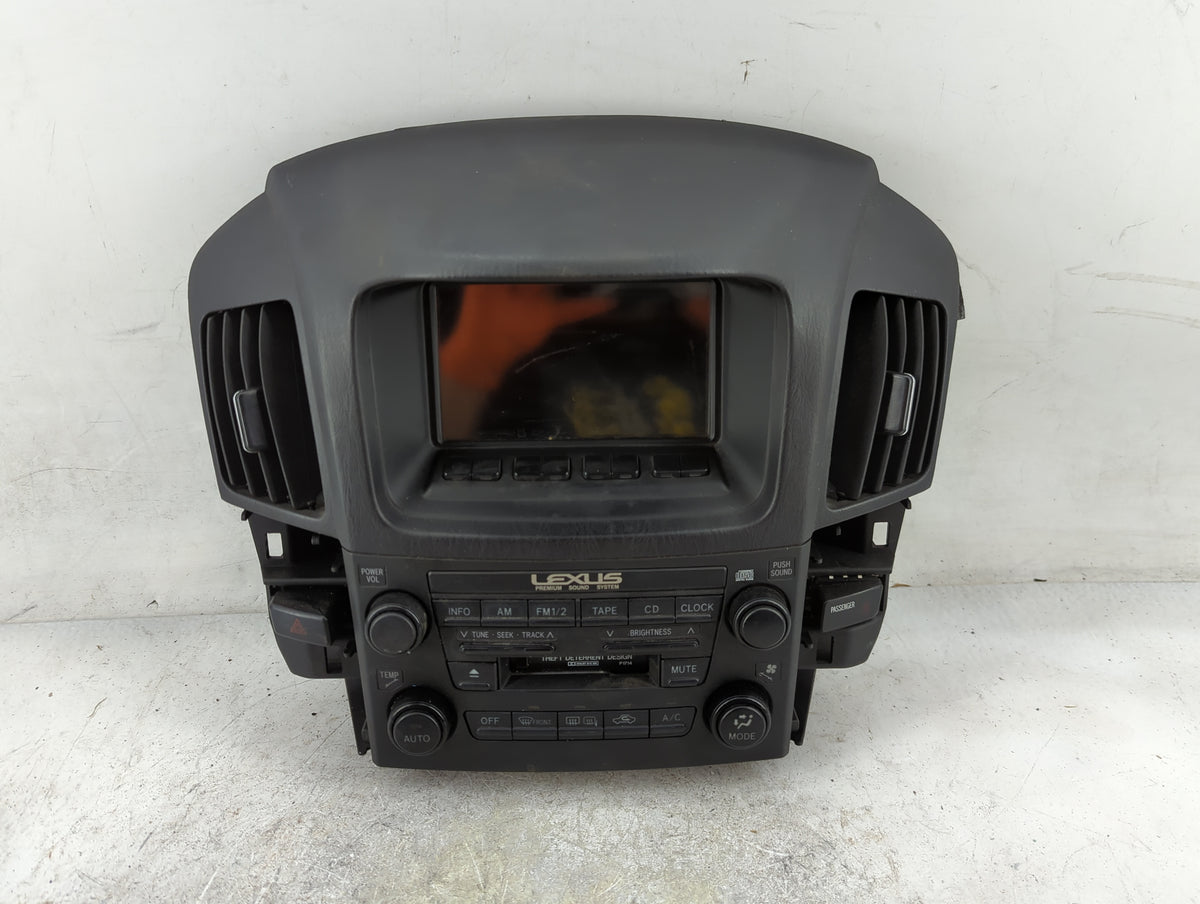 1999-2003 Lexus Rx300 Radio AM FM Cd Player Receiver Replacement P/N:86110-48030 134000-1020A101 Fits OEM Used Auto Parts - 