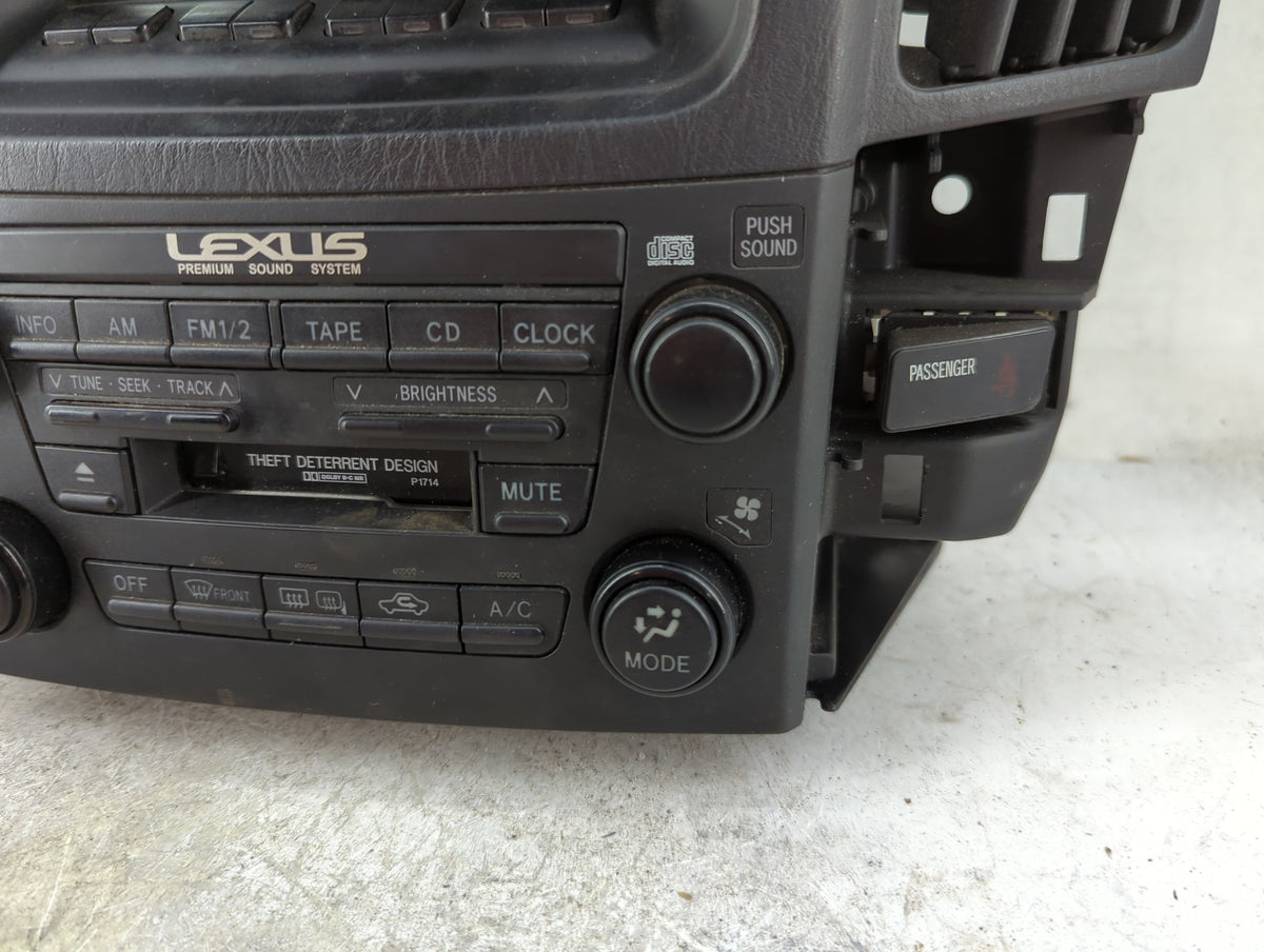 1999-2003 Lexus Rx300 Radio AM FM Cd Player Receiver Replacement P/N:86110-48030 134000-1020A101 Fits OEM Used Auto Parts - 