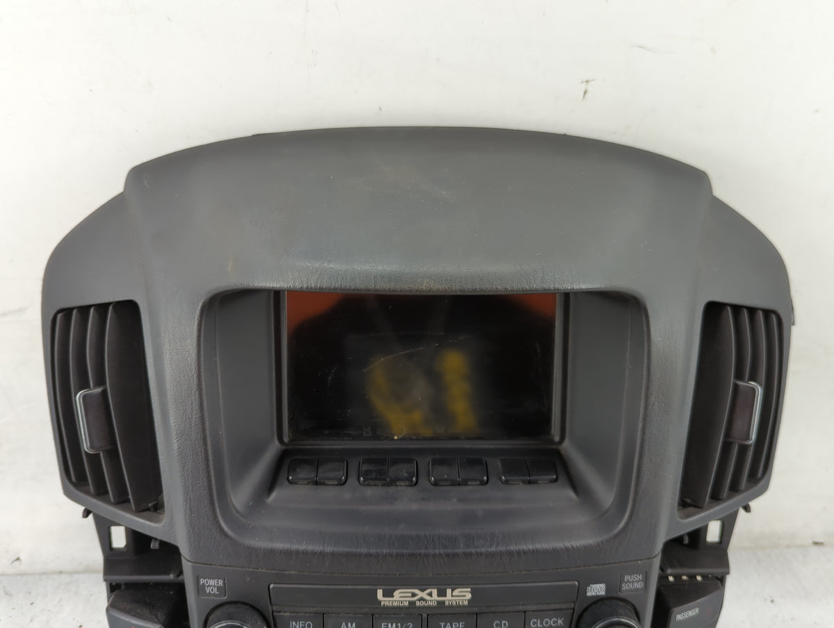 1999-2003 Lexus Rx300 Radio AM FM Cd Player Receiver Replacement P/N:86110-48030 134000-1020A101 Fits OEM Used Auto Parts - 
