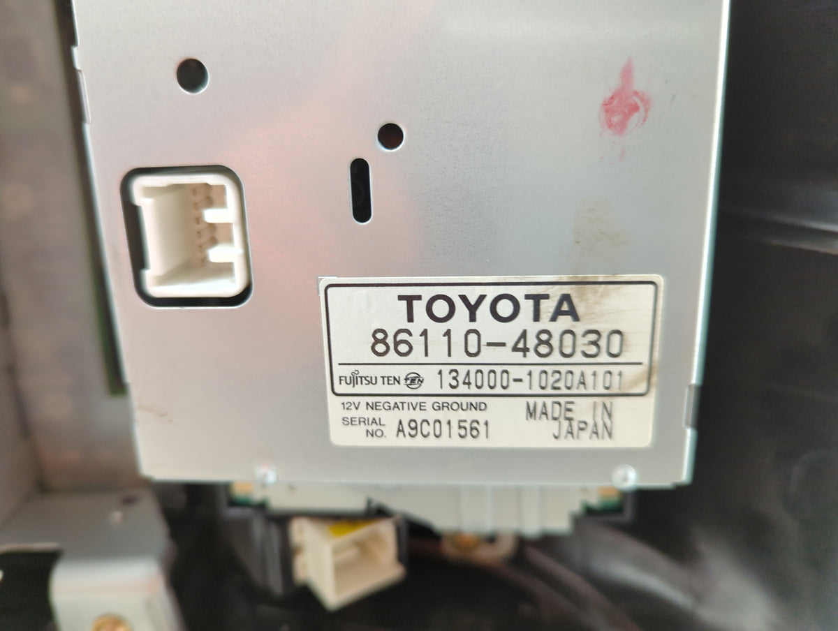 1999-2003 Lexus Rx300 Radio AM FM Cd Player Receiver Replacement P/N:86110-48030 134000-1020A101 Fits OEM Used Auto Parts - 