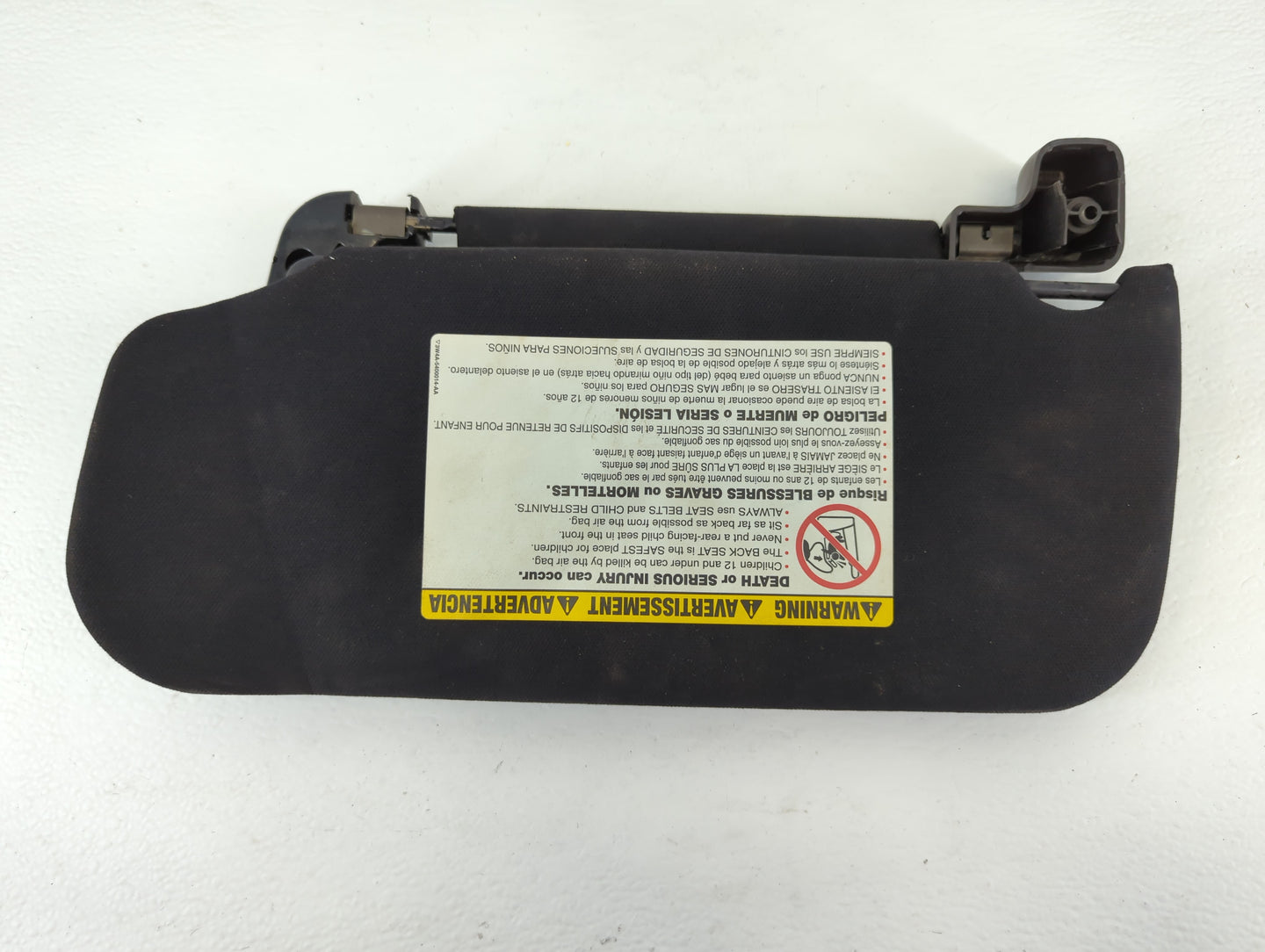 2003 Lincoln Ls Sun Visor Shade Replacement Passenger Right Mirror Fits OEM Used Auto Parts - Oemusedautoparts1.com
