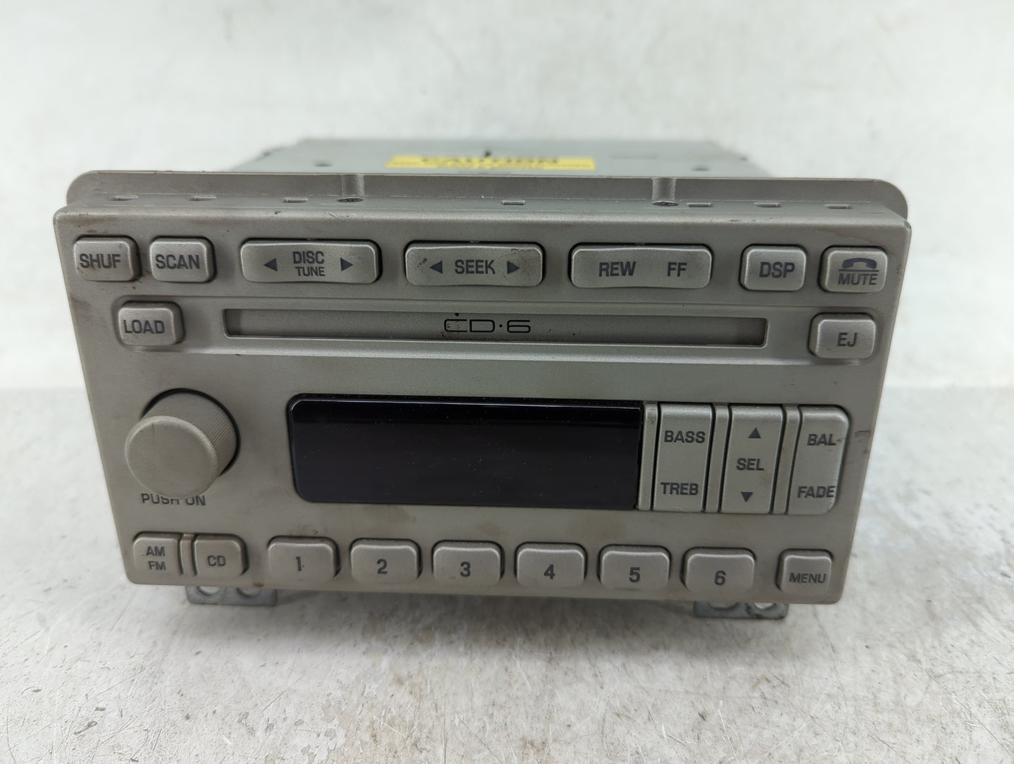 2002-2004 Lincoln Navigator Radio AM FM Cd Player Receiver Replacement P/N:2L7F-18C815-AC Fits Fits 2002 2003 2004 OEM Used 
