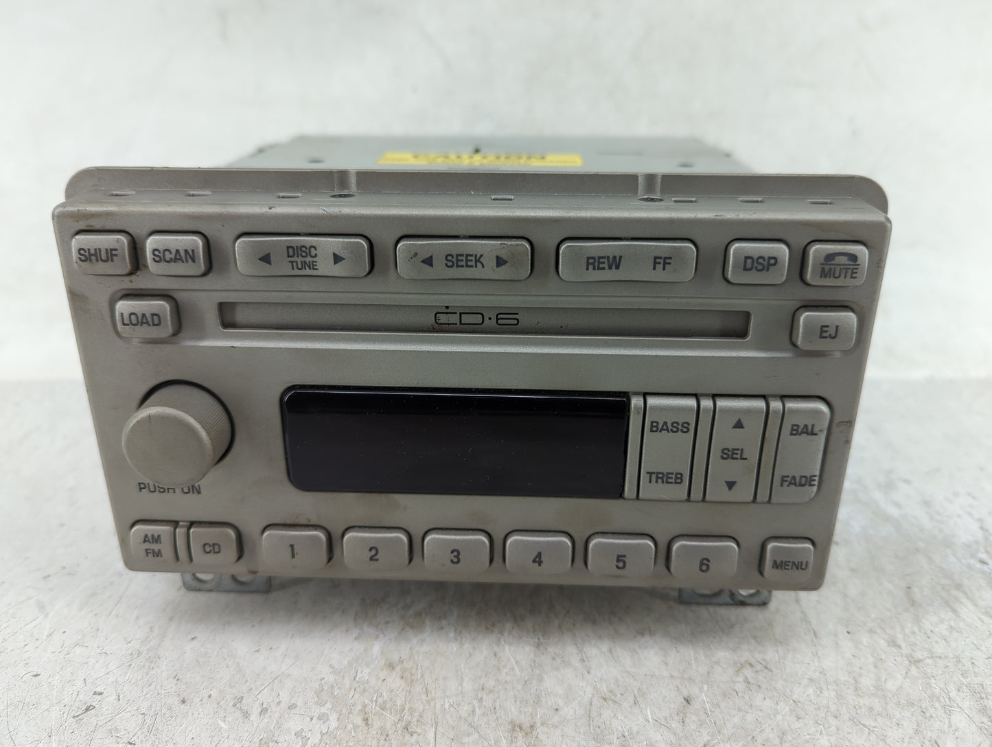2002-2004 Lincoln Navigator Radio AM FM Cd Player Receiver Replacement P/N:2L7F-18C815-AC Fits Fits 2002 2003 2004 OEM Used 