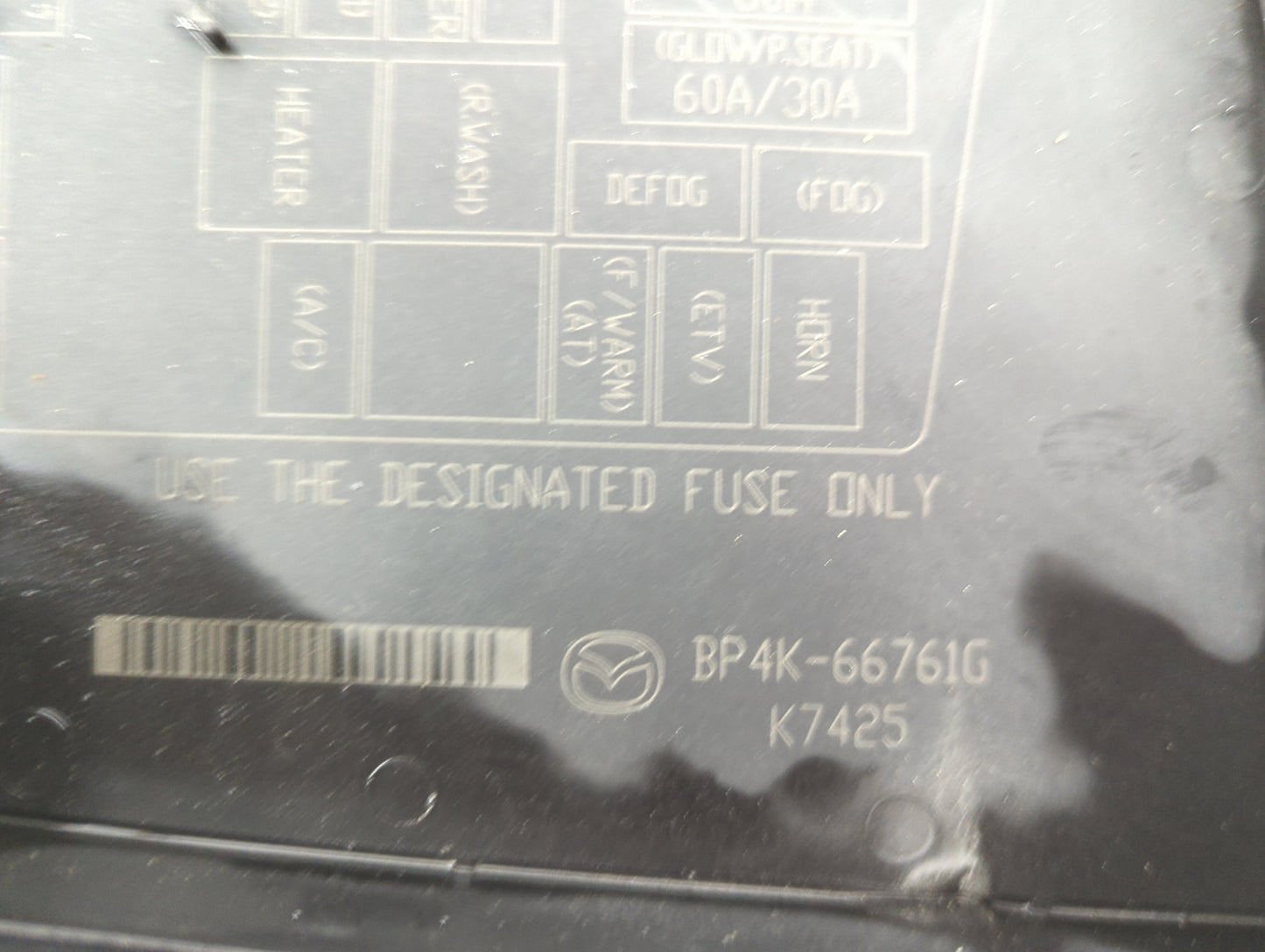 2004-2009 Mazda 3 Fusebox Fuse Box Panel Relay Module P/N:518818109 Fits Fits 2004 2005 2006 2007 2008 2009 OEM Used Auto Pa