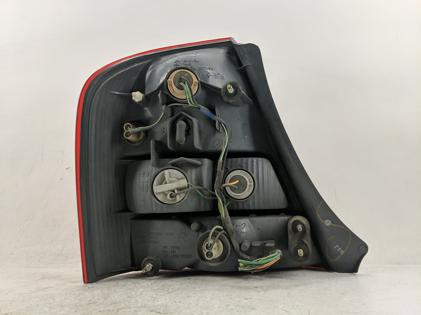 2003 Mazda Protege Tail Light Assembly Passenger Right OEM P/N:220-61866 Fits OEM Used Auto Parts - Oemusedautoparts1.com