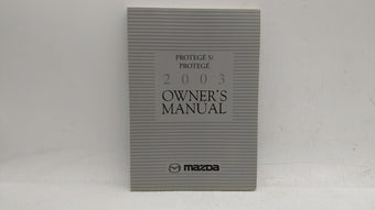 compare product 2003 Mazda Protege Owners Manual Book Guide OEM Used Auto Parts