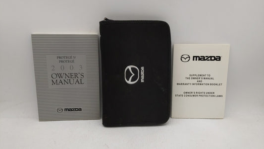 2003 Mazda Protege Owners Manual Book Guide OEM Used Auto Parts