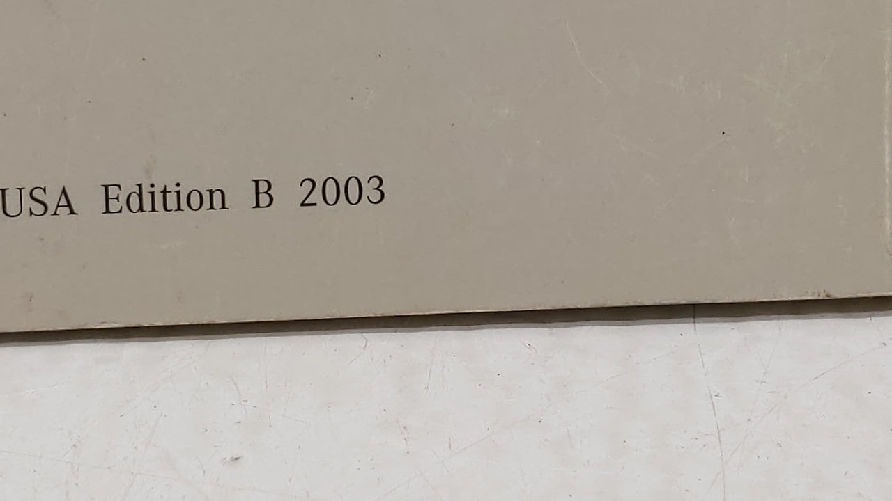 2003 Mercedes-Benz C300 Owners Manual Book Guide OEM Used Auto Parts - Oemusedautoparts1.com