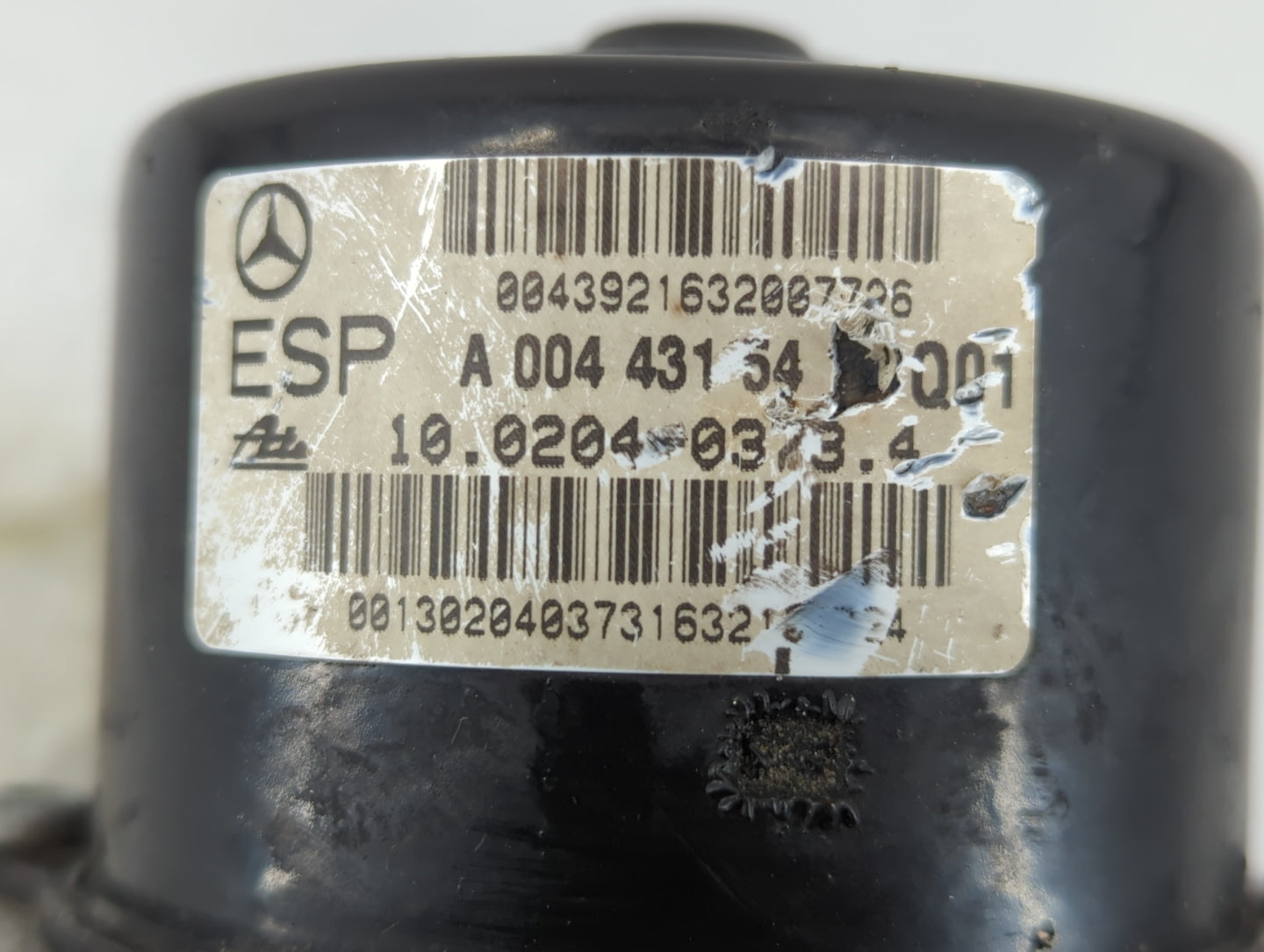 2003-2005 Mercedes-Benz C320 ABS Pump Control Module Replacement P/N:A 004 431 34 Q01 Fits Fits 2003 2004 2005 OEM Used Auto