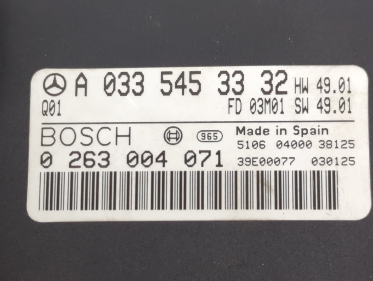 2003 Mercedes-benz Cl500 - Oemusedautoparts1.com