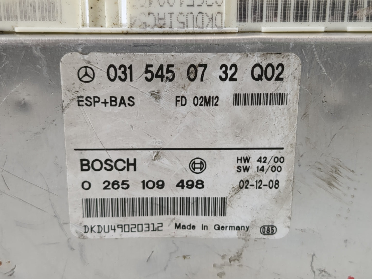 Mercedes-benz Clk350 Chassis Control Module Ccm Bcm Body Control - Oemusedautoparts1.com