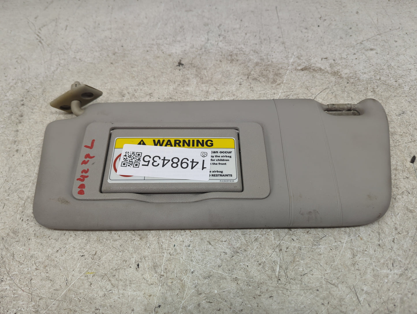 2003 Mercedes-Benz Clk500 Sun Visor Shade Replacement Driver Left Mirror Fits OEM Used Auto Parts - Oemusedautoparts1.com