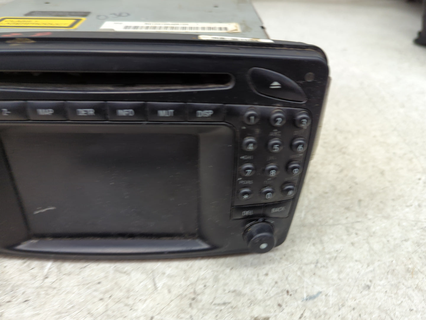 2003 Mercedes-Benz Clk500 Radio AM FM Cd Player Receiver Replacement P/N:B0153126426126 1034324, 8618001123, 1000291 Fits OE