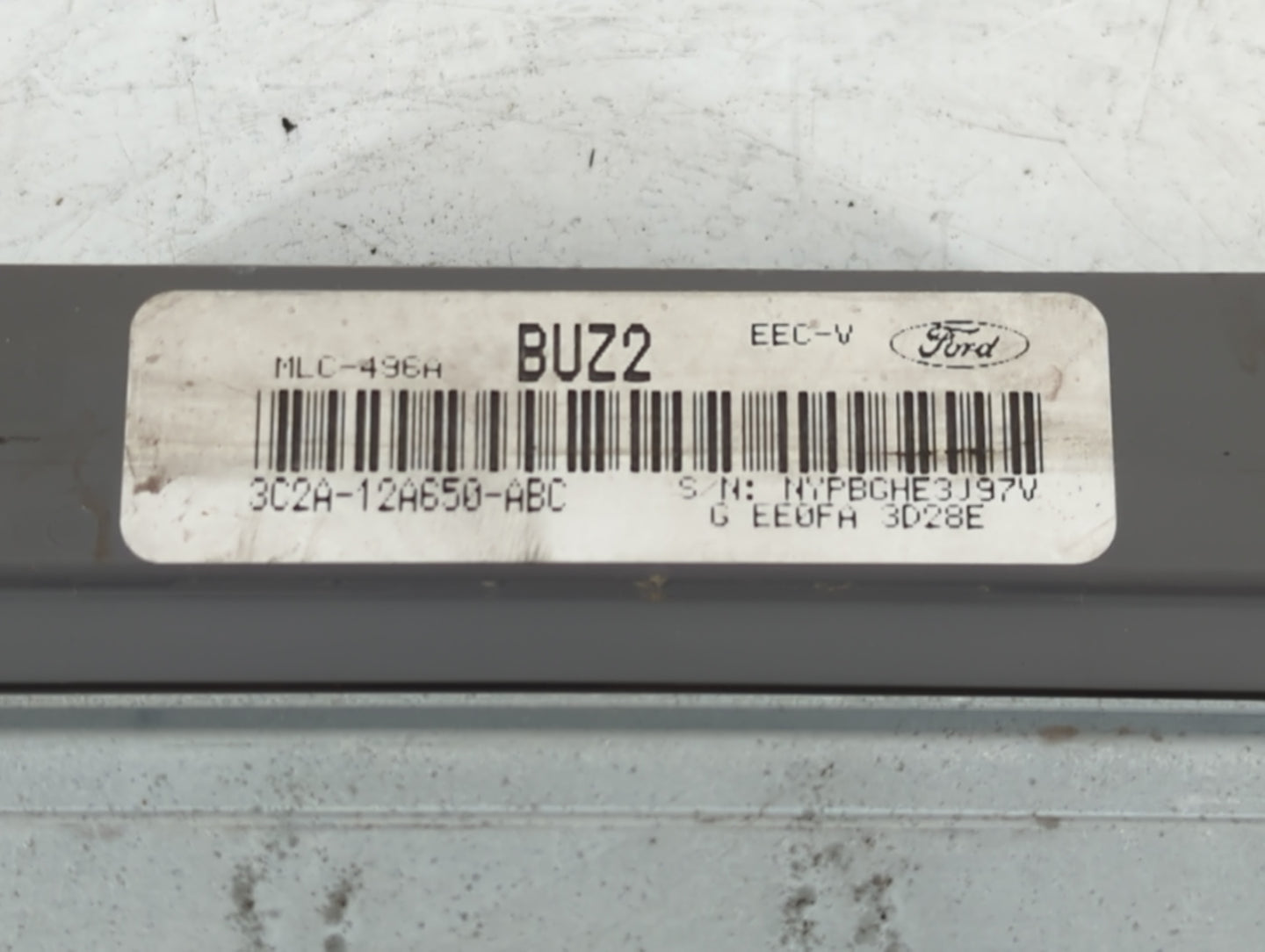 2003 Mercedes-Benz E250 PCM Engine Control Computer ECU ECM PCU OEM P/N:3C2A-12A650-ABC Fits OEM Used Auto Parts - Oemusedau
