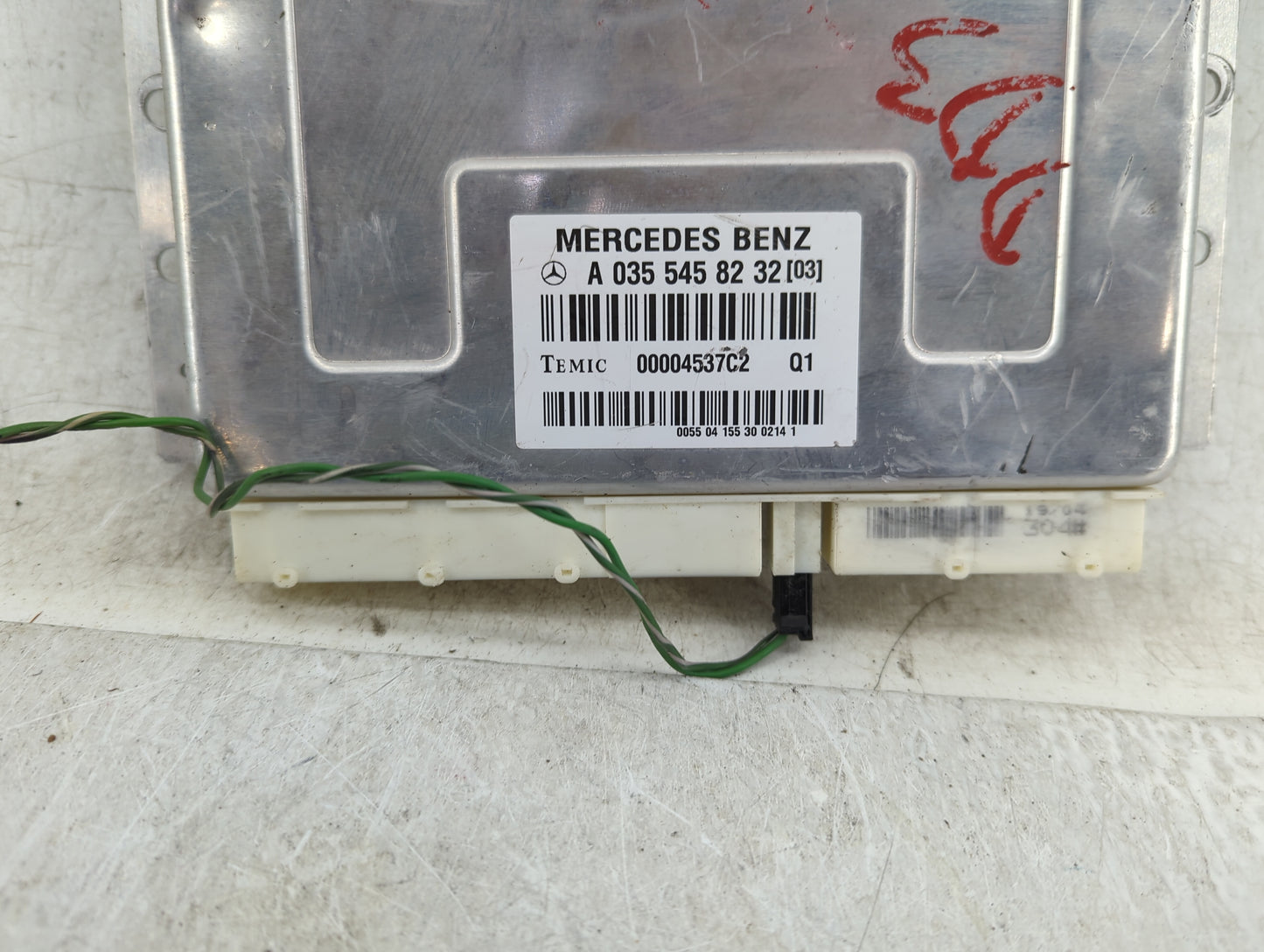 2003 Mercedes-Benz E500 PCM Engine Control Computer ECU ECM PCU OEM P/N:0355458232 Fits Fits 2001 2002 2004 2005 OEM Used Au