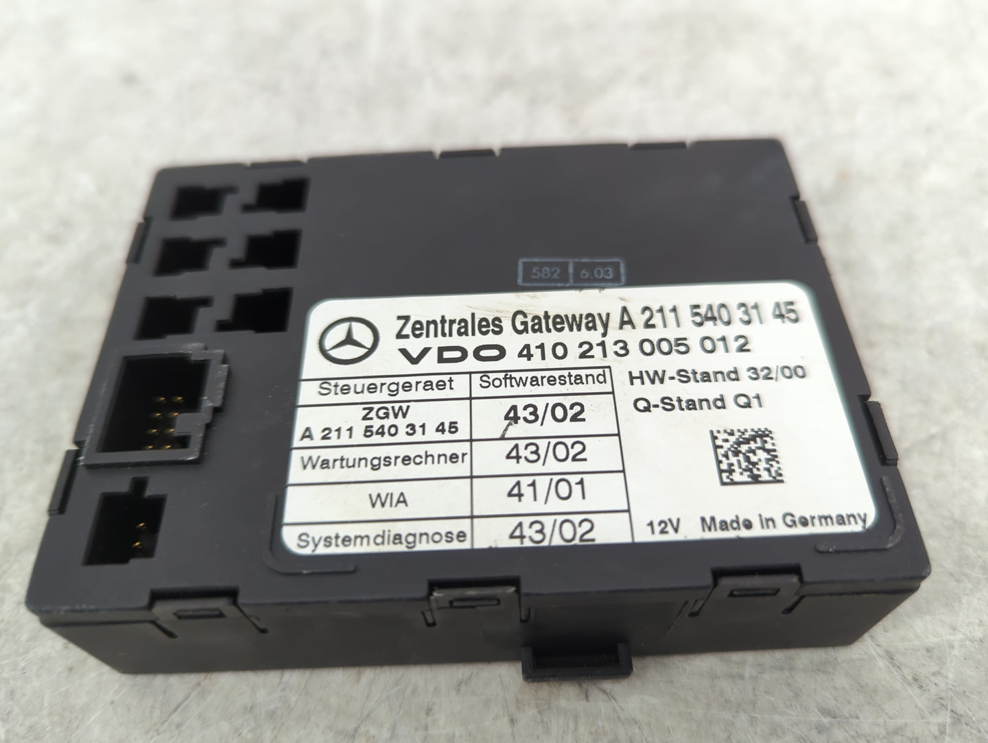 2003-2005 Mercedes-benz E500 Gateway Control Module - Oemusedautoparts1.com