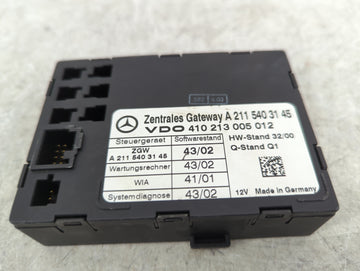 2003-2005 Mercedes-benz E500 Gateway Control Module