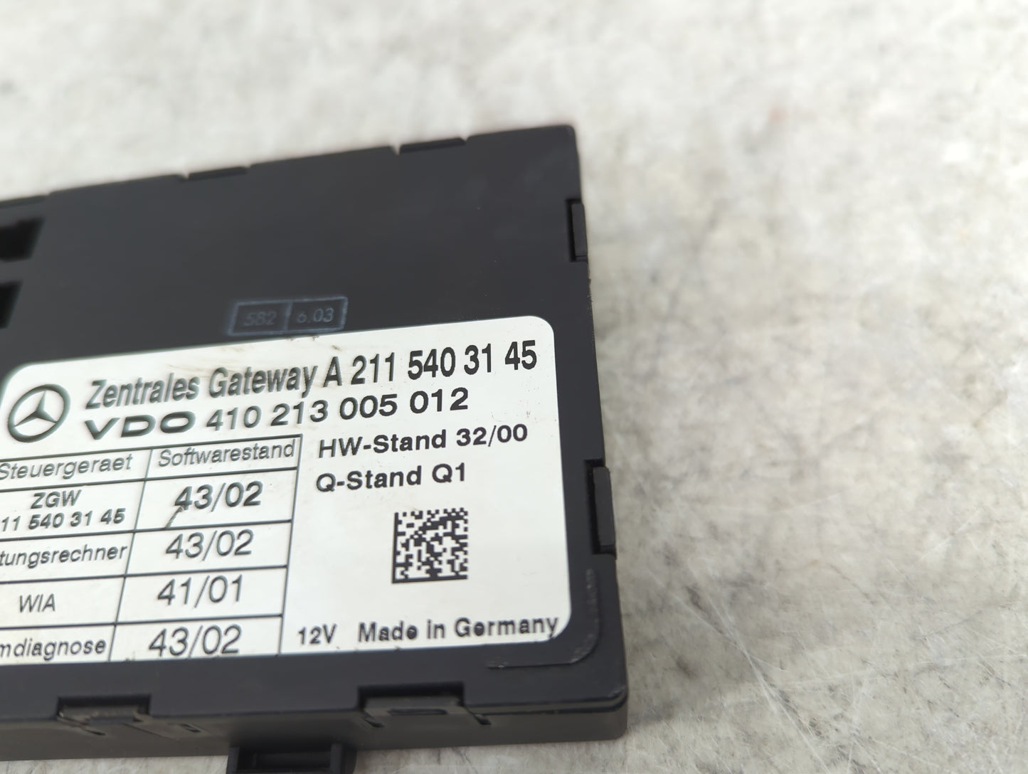 2003-2005 Mercedes-benz E500 Gateway Control Module - Oemusedautoparts1.com