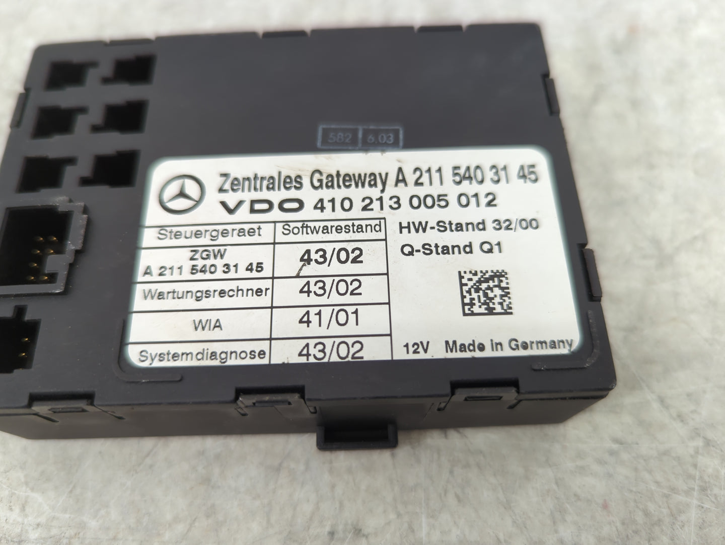 2003-2005 Mercedes-benz E500 Gateway Control Module - Oemusedautoparts1.com